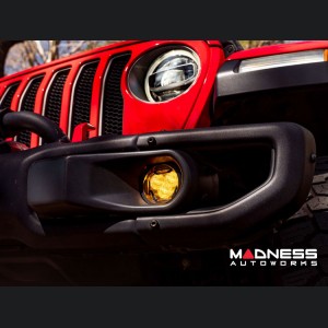 Jeep Wrangler JL LED Fog Light Kit - 4Banger Series - Morimoto - NCS/Wide/Yellow